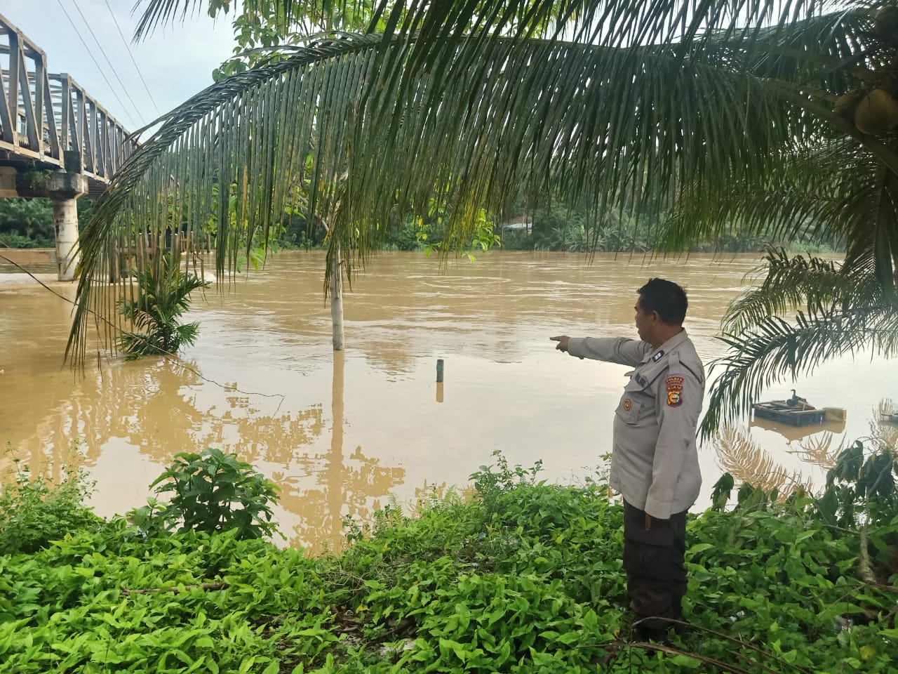 Polres Kuansing melalui Polsek Kuantan Tengah, Polsek Pangean dan Polsek Hulu Kuantan Pantau  Perkem